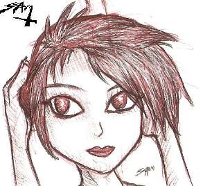 My head in anime XD
