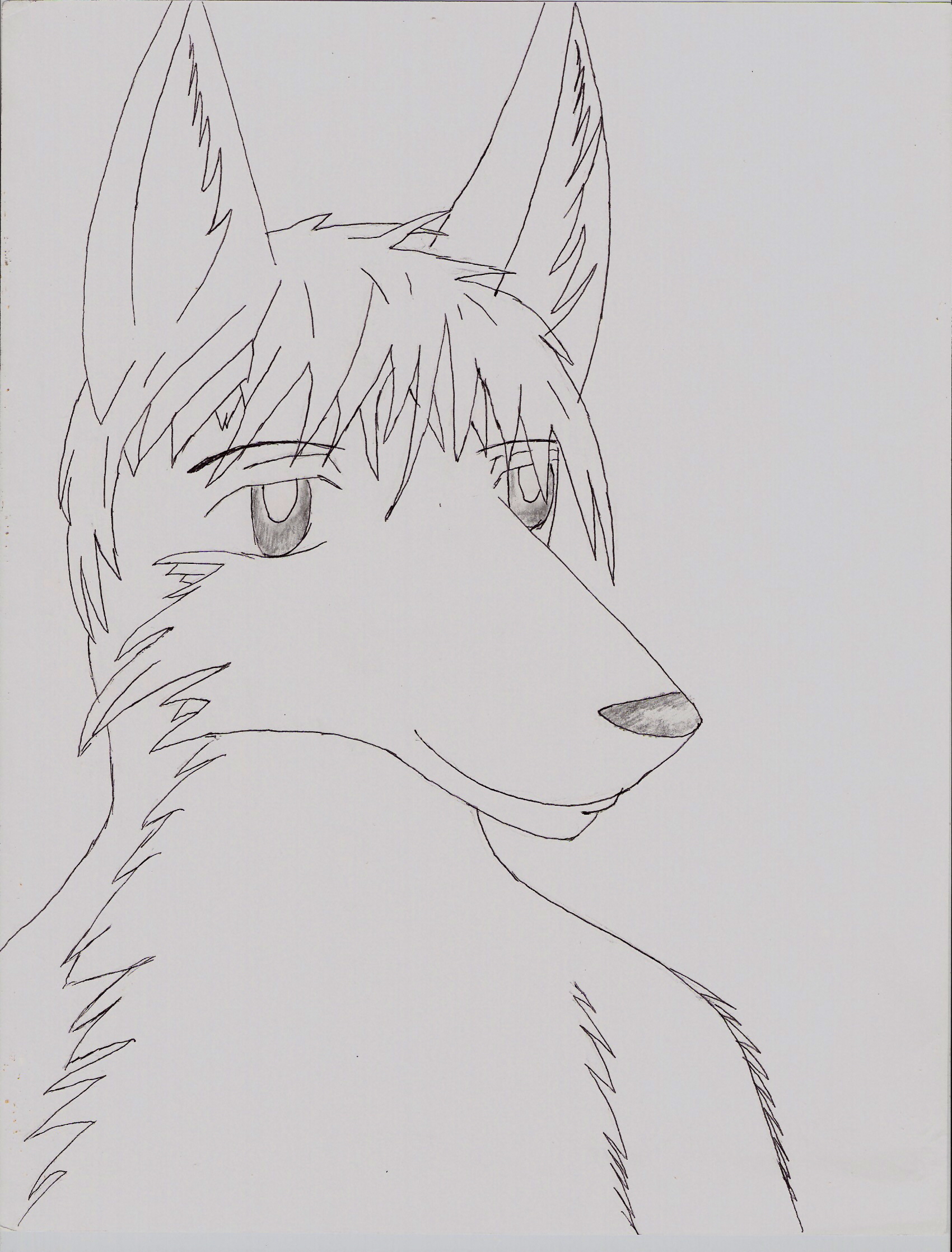 Old art:  Pre - Crimson bust