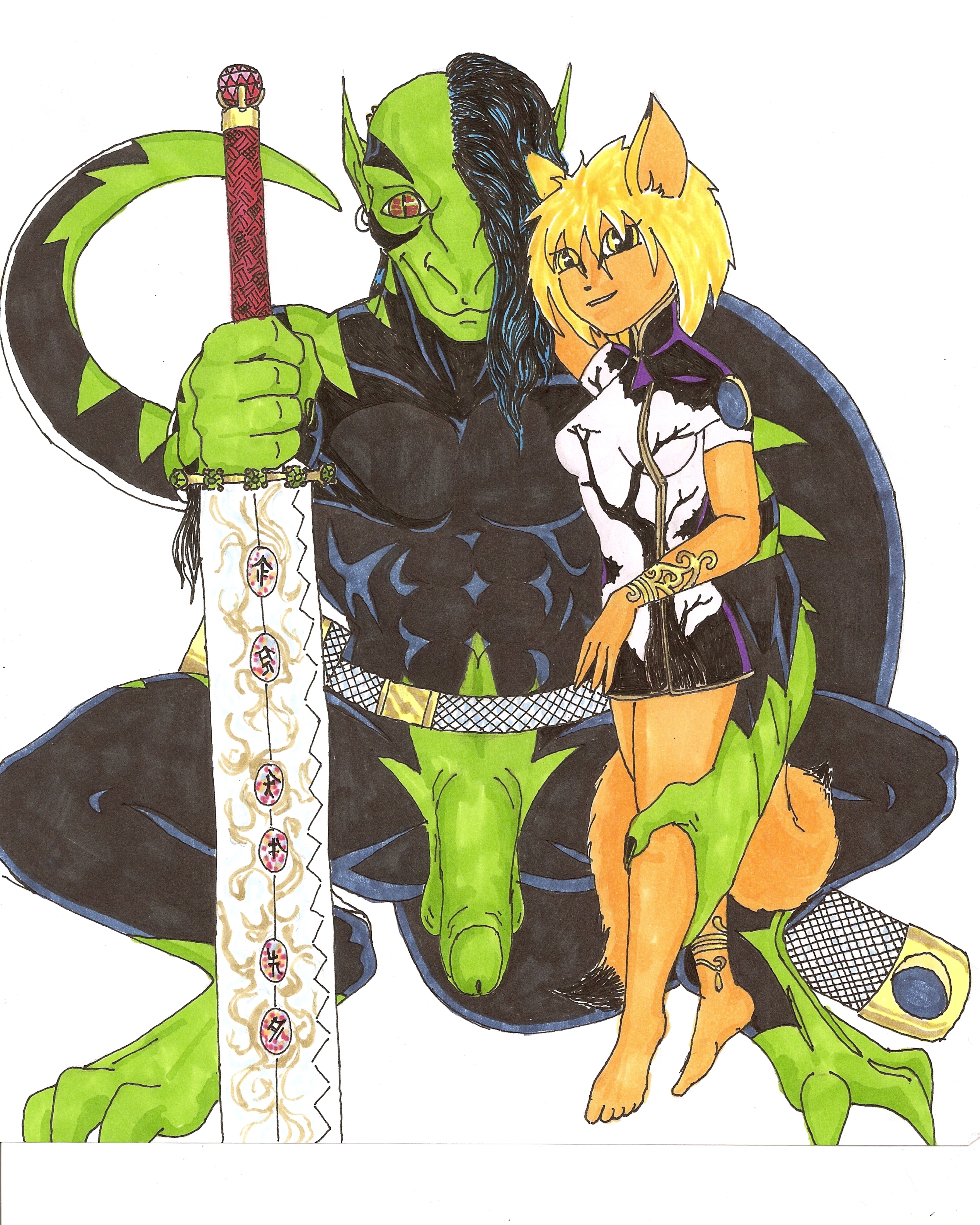 Draegon and Ayumu gifted