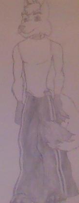 my first fursona drawing 