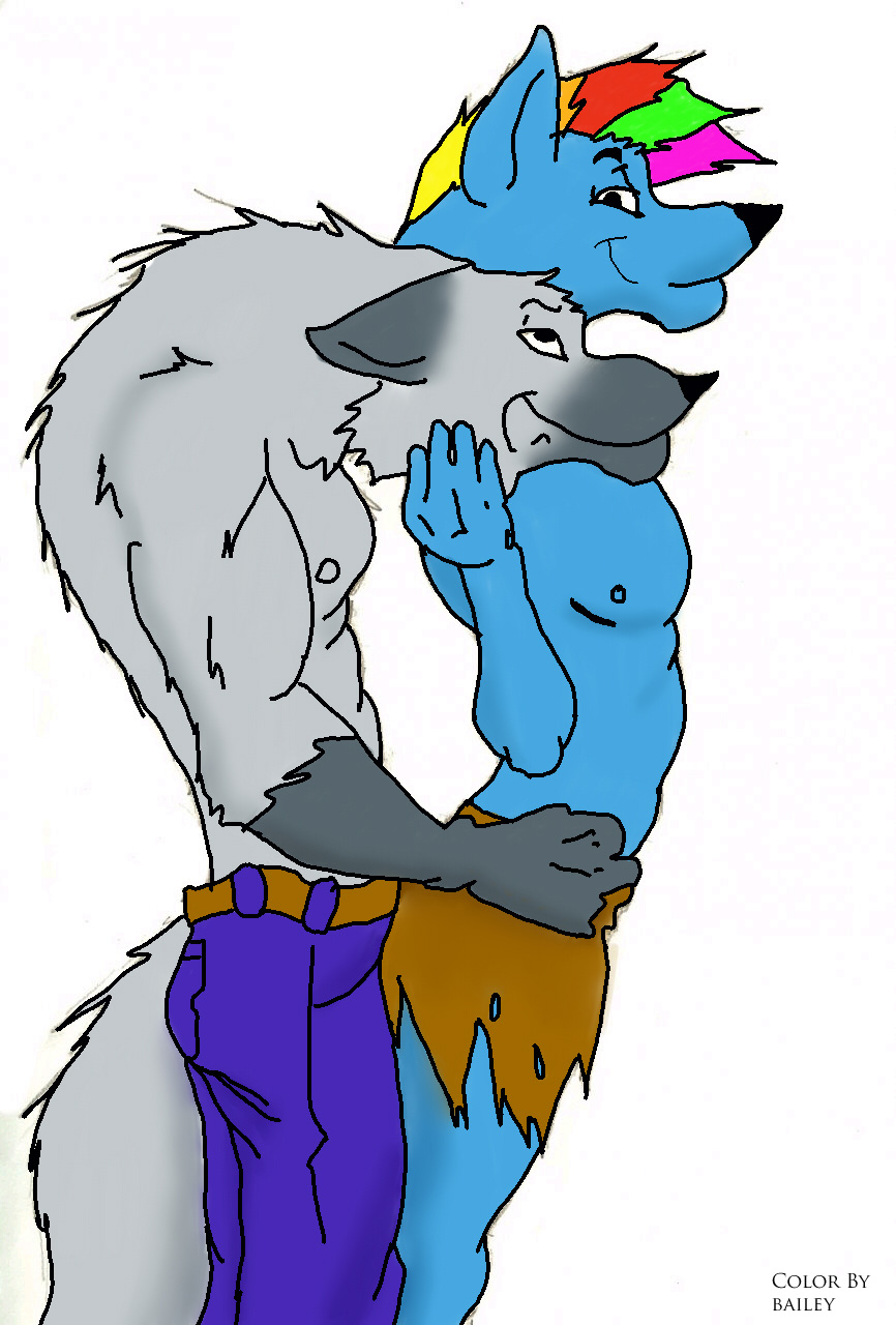 V-Day hug