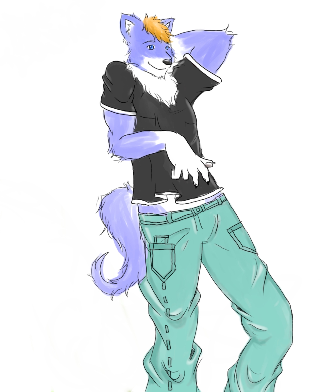 Looking hip