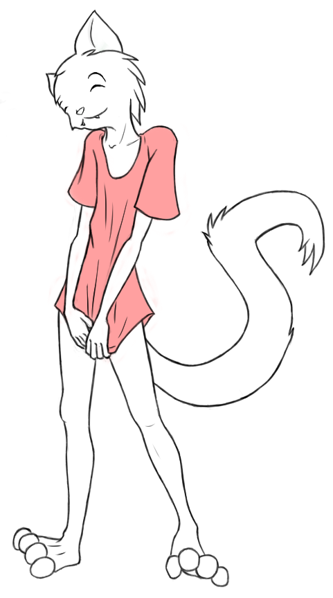 pantless kitty