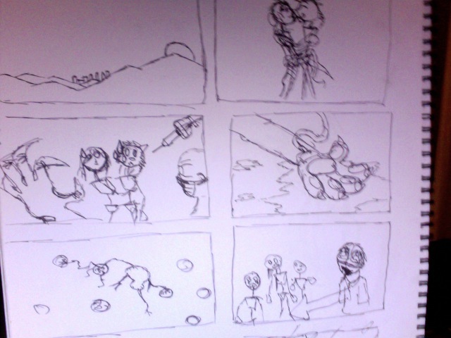page 1 of story bored 