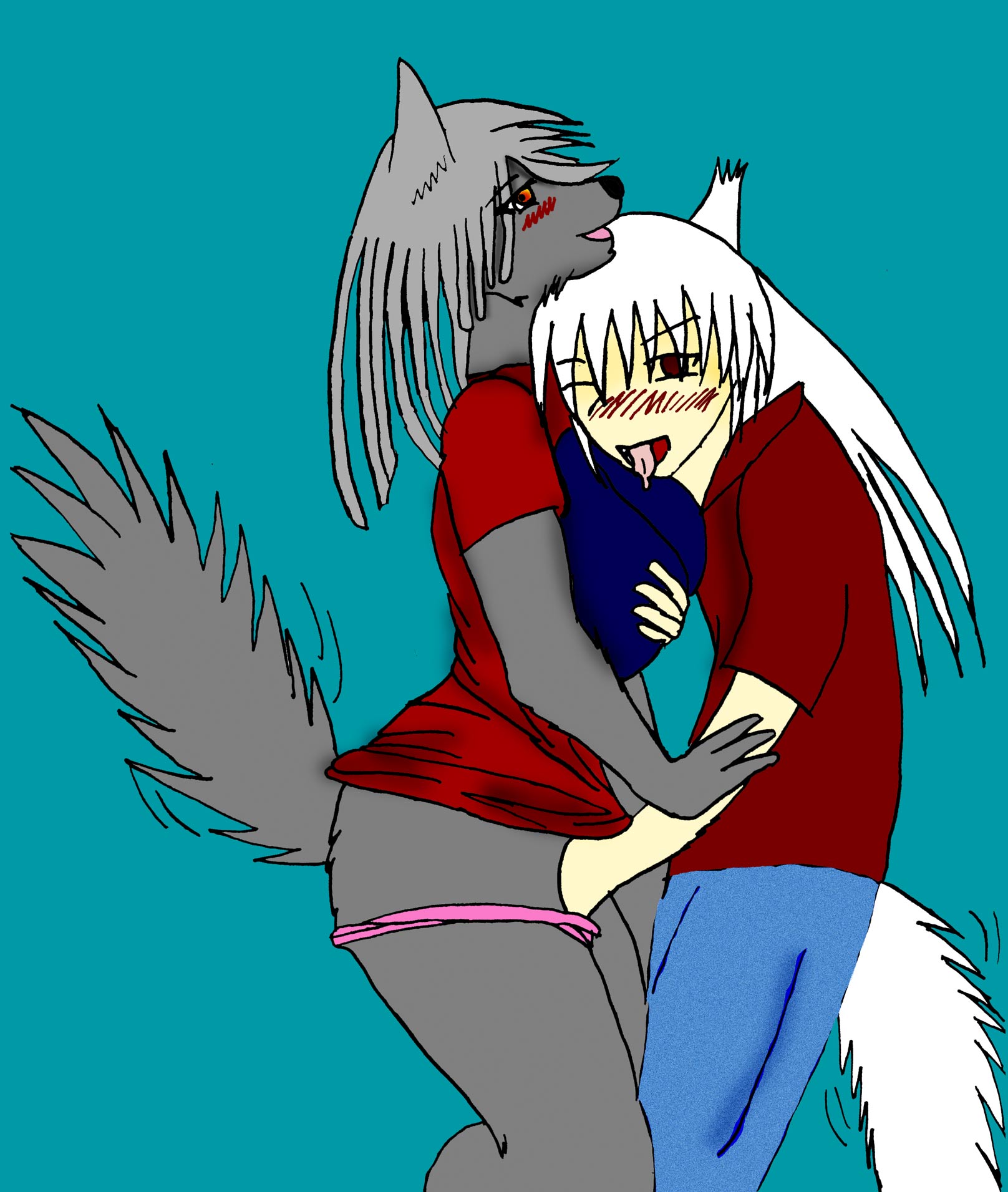 Martina being gropped