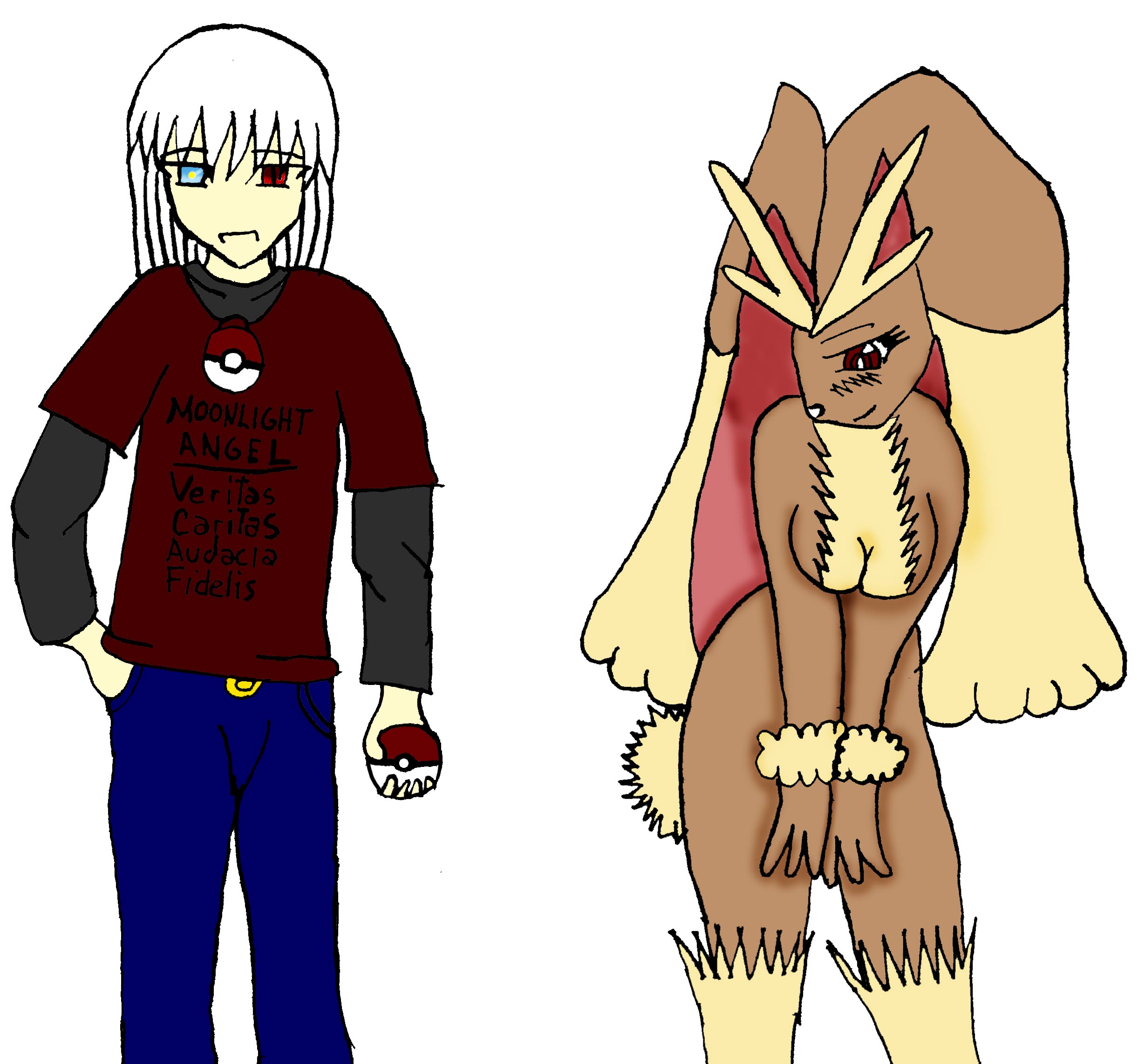 Hikaru and Lopunny