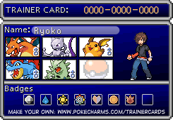 Ryoko's Pokemon Team