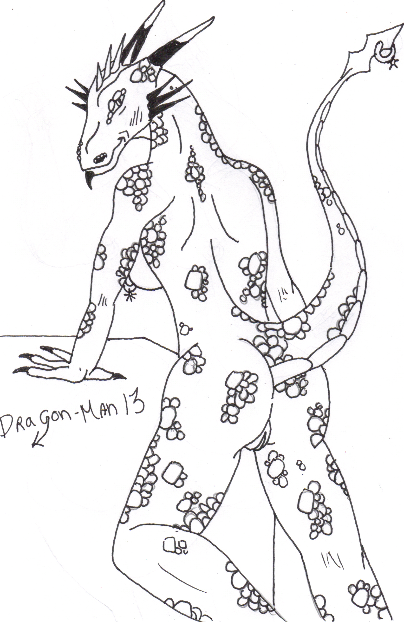 dragoness pose