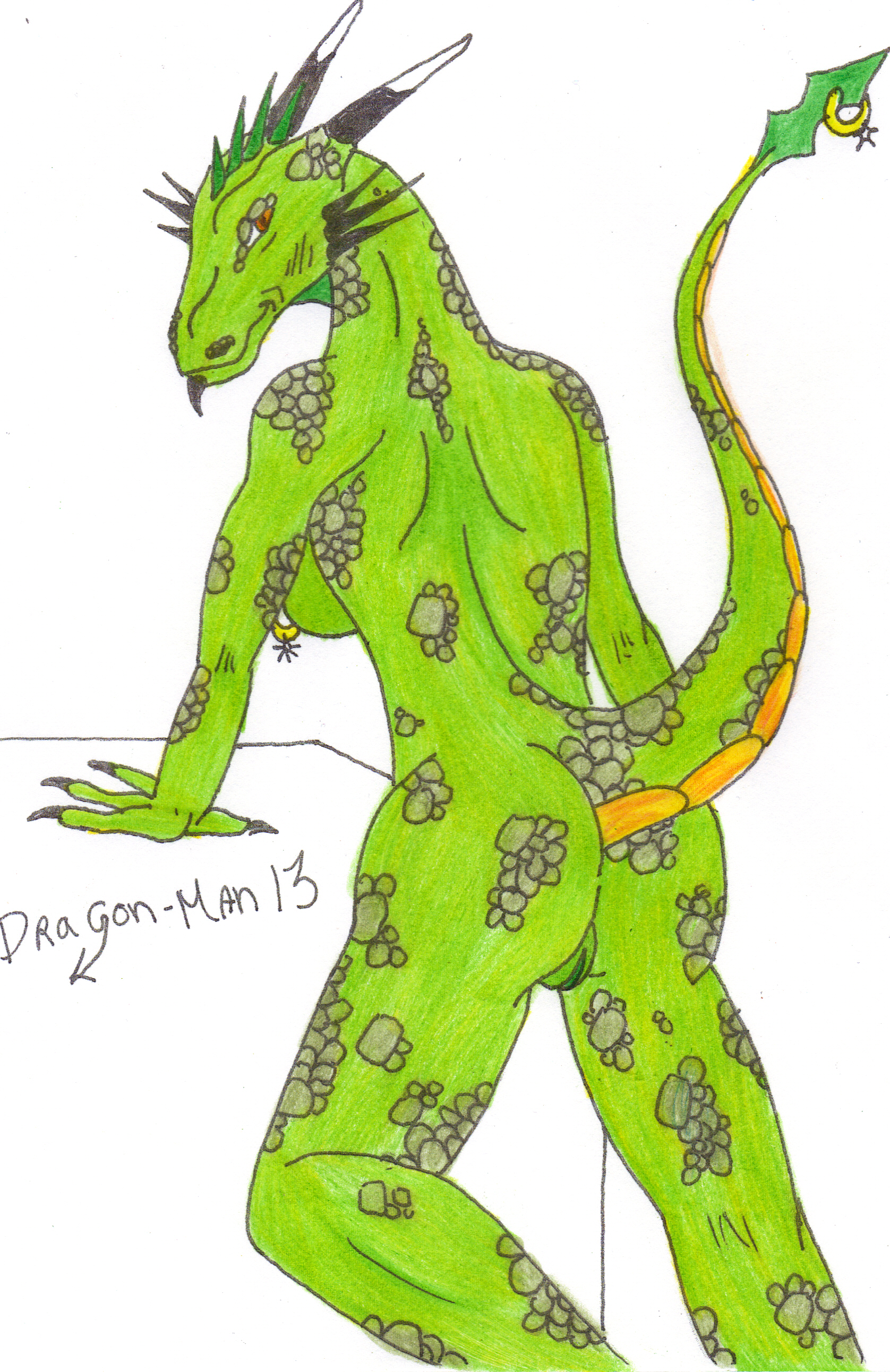 color-add/dragoness pose