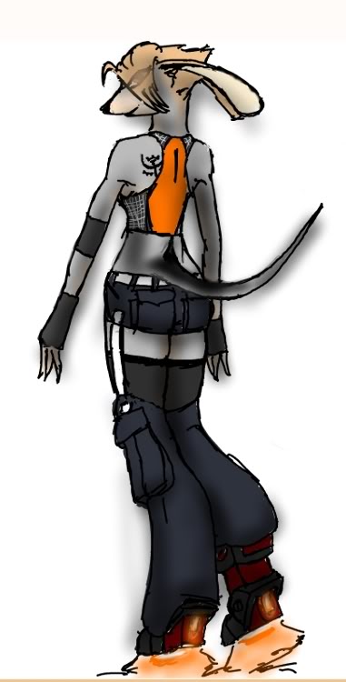 Kylie on hoverblades