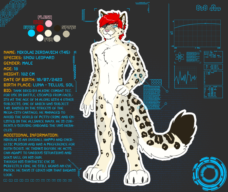 Reference Sheet for Nikolai