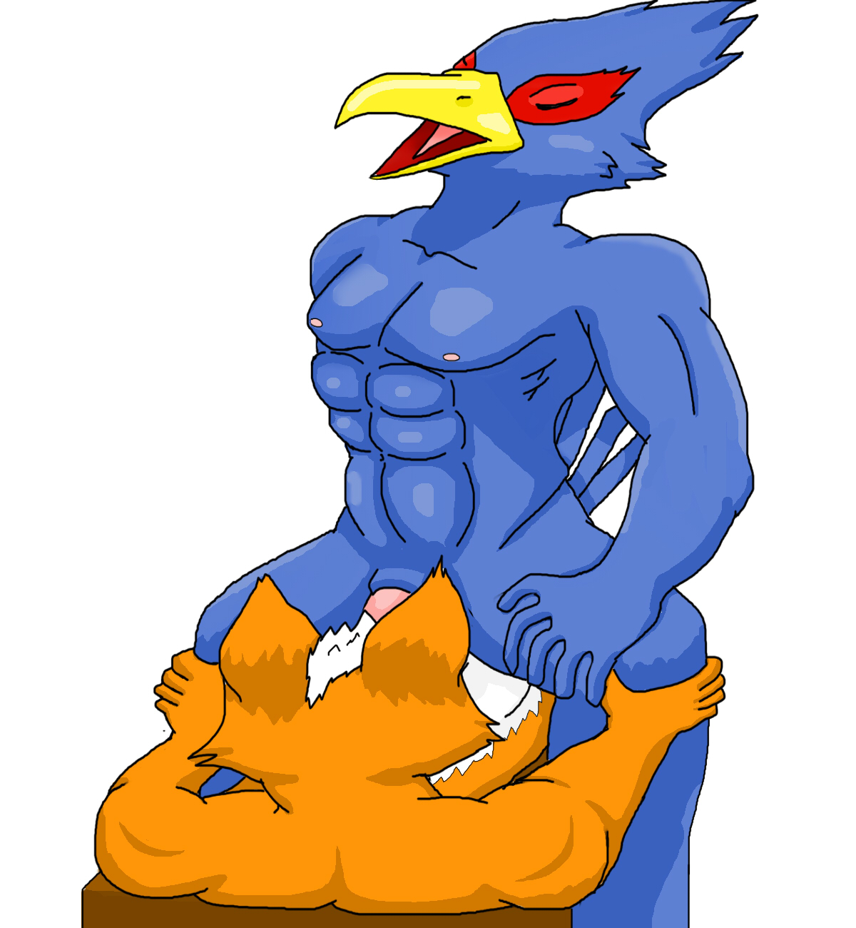 StarFox sucking Falco's cock StarFox sucking Falco's cock