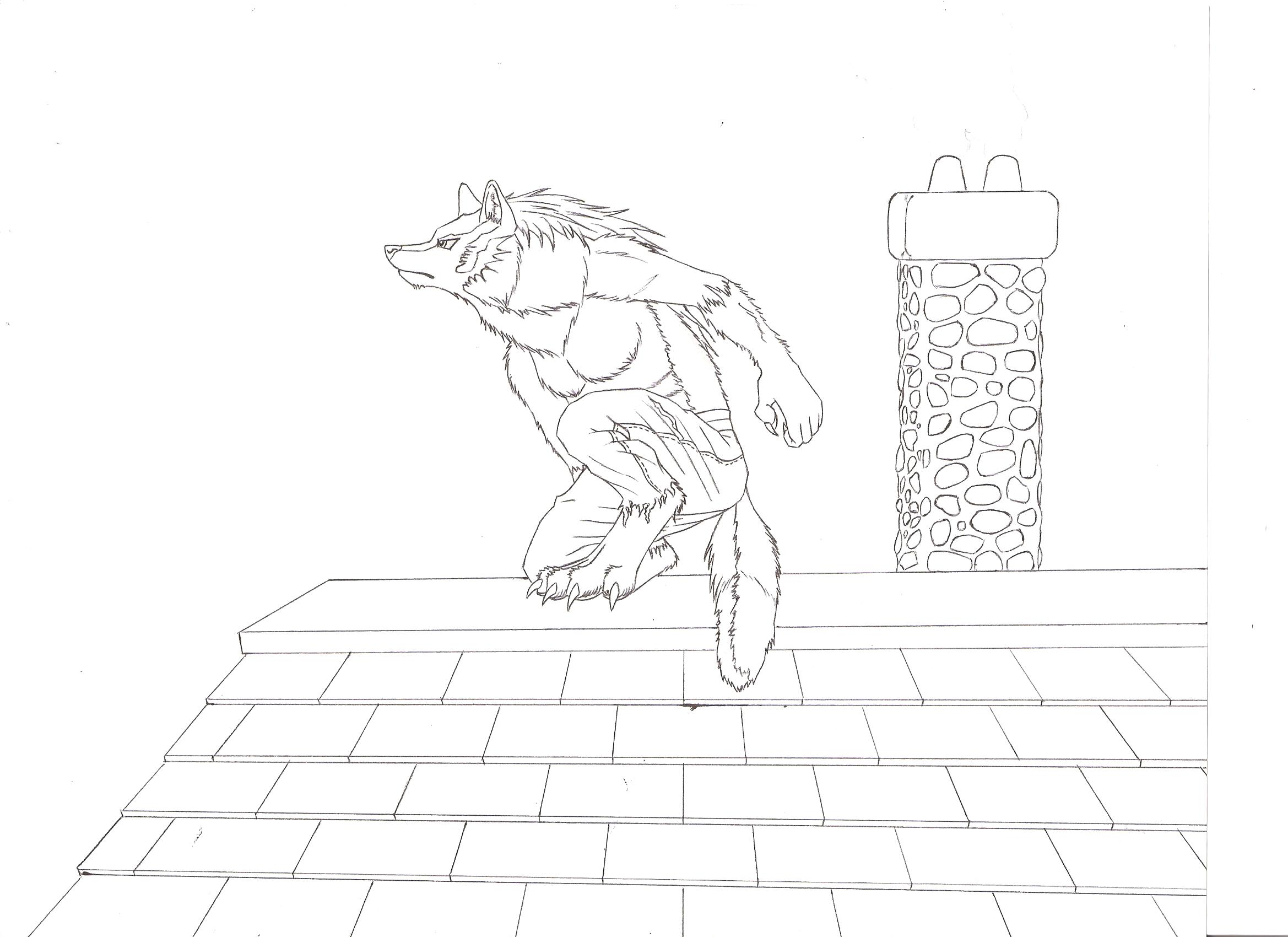 Midnight stroll sketch