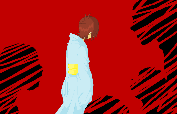 The Girl in the Pretty Blue Kimono