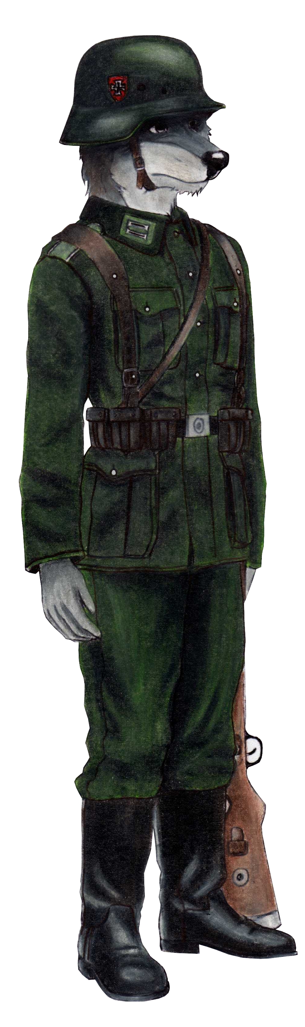 GermanWolf Colored