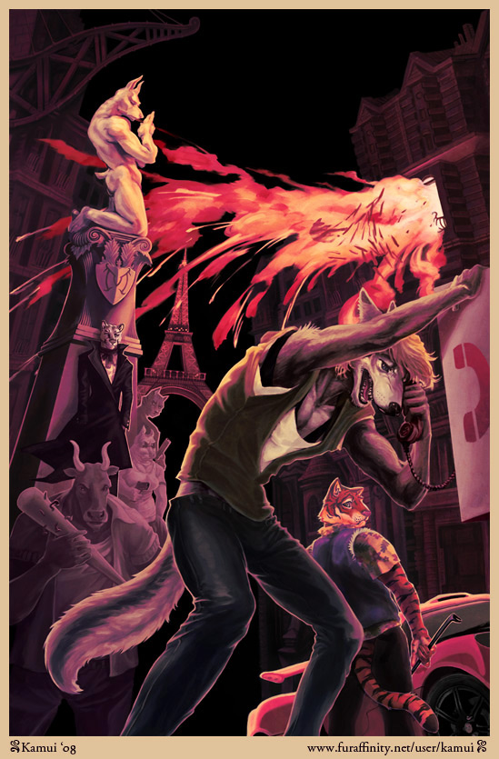Heathen City Volume One cover by Kamui
