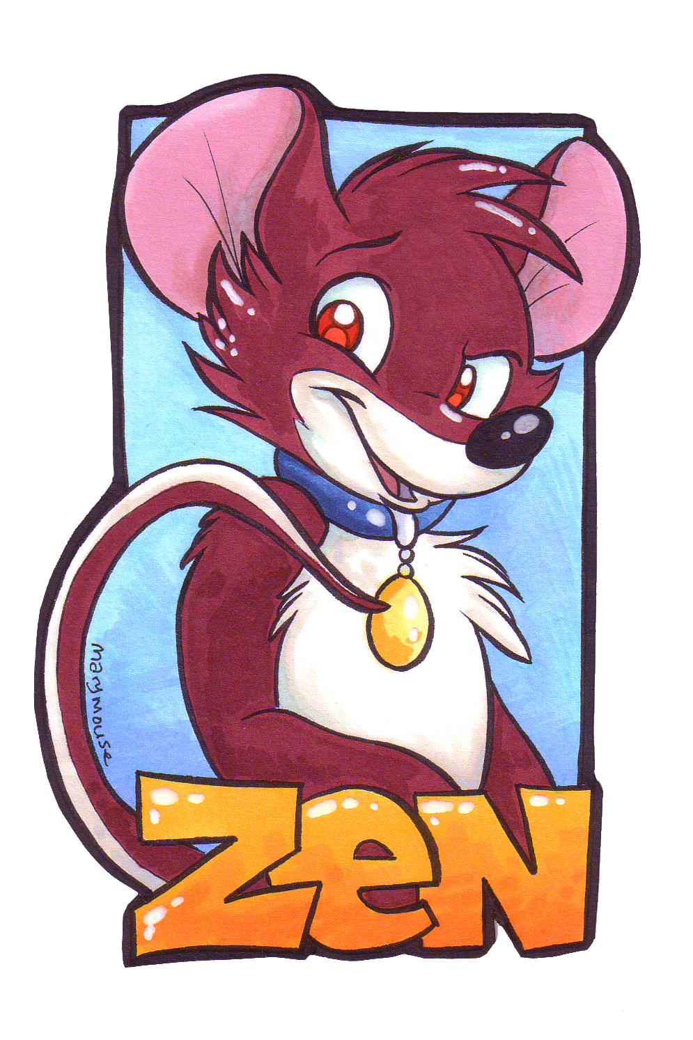 Con badge from Marymouse! :D