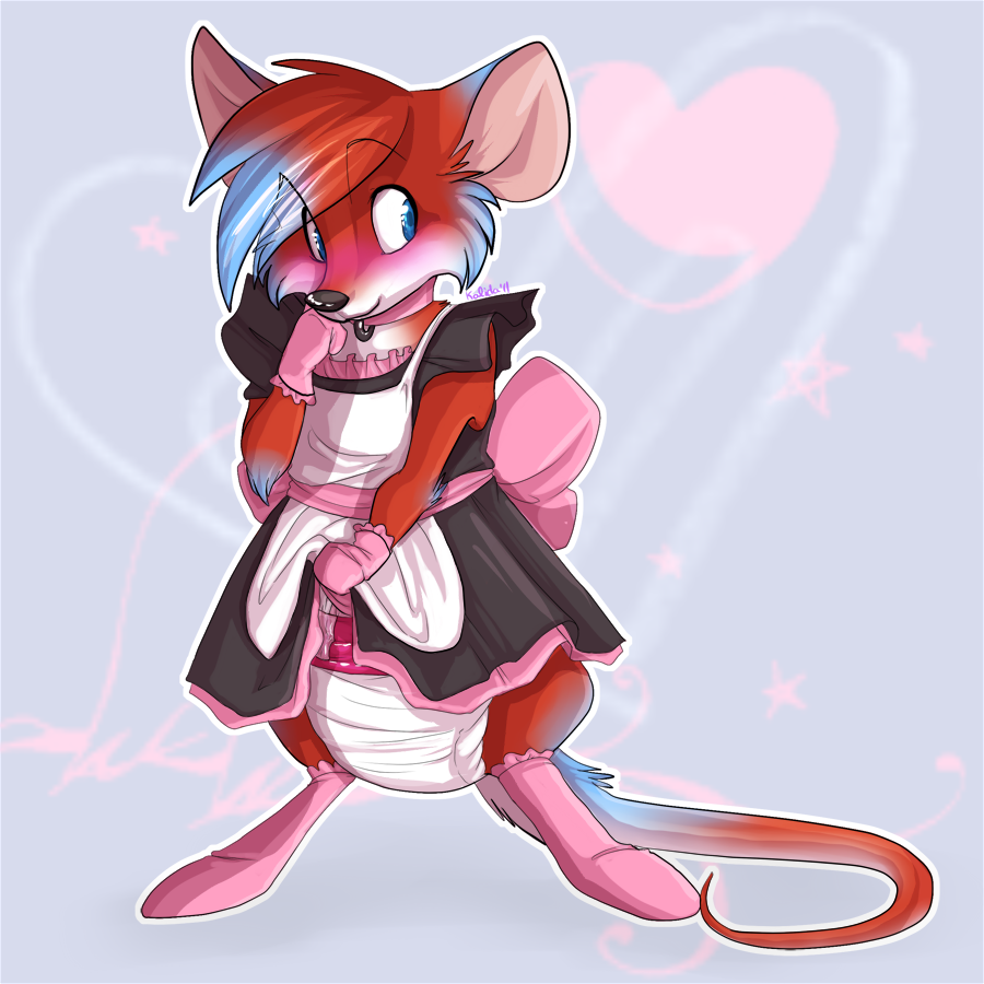 Mousemaid - By Kalida. (Diaperfur) :D