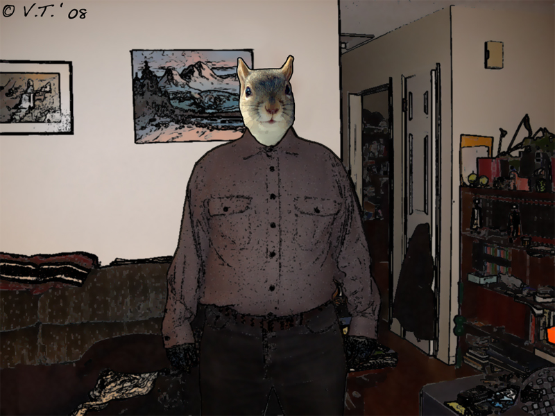 My self as a Squirrel(Full Photo Manipulation)