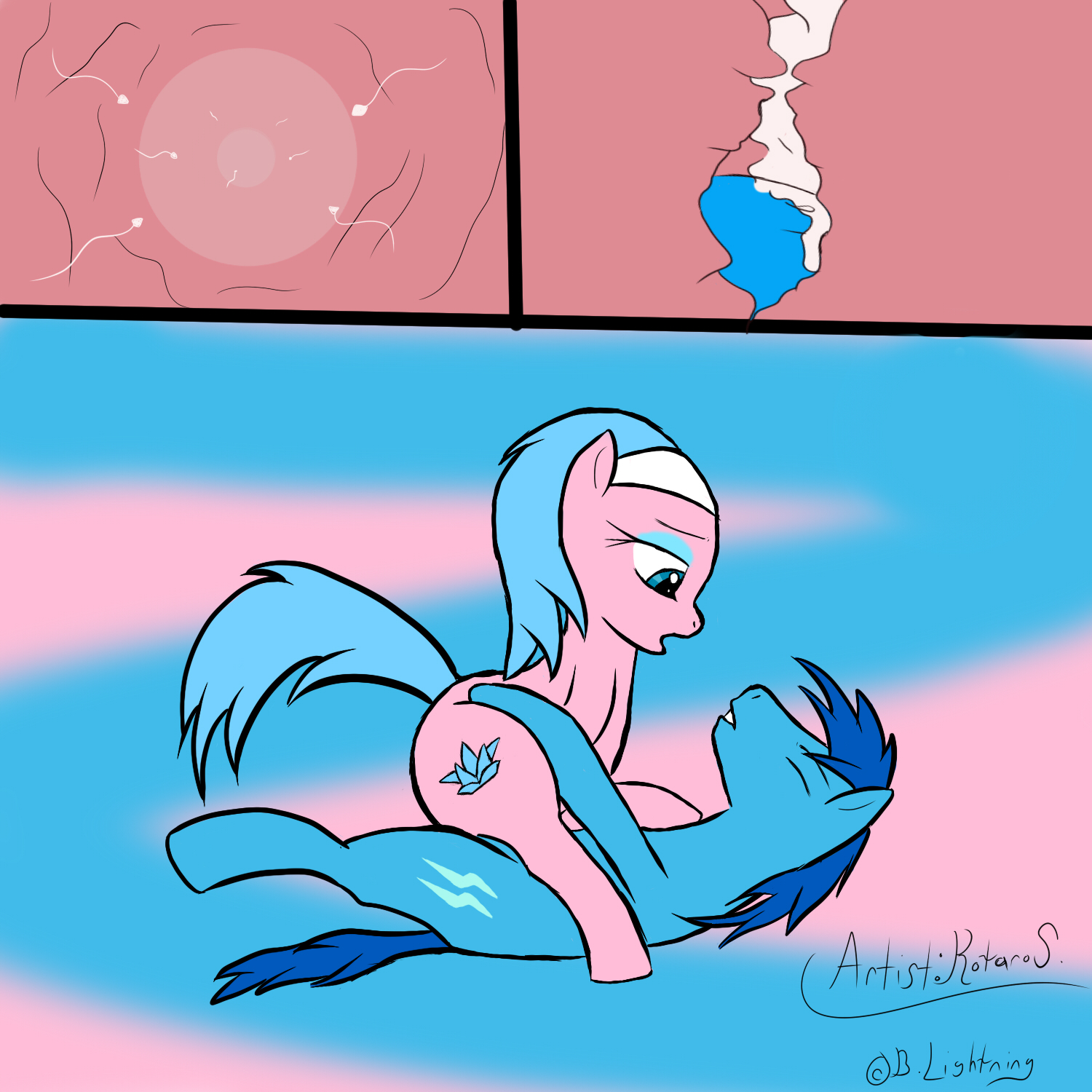 ALoe and Blue Lightning cream filling