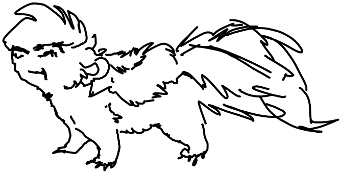 Fluffy skunky