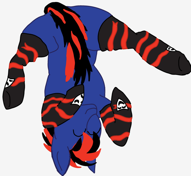 Colored in Thespis and socks