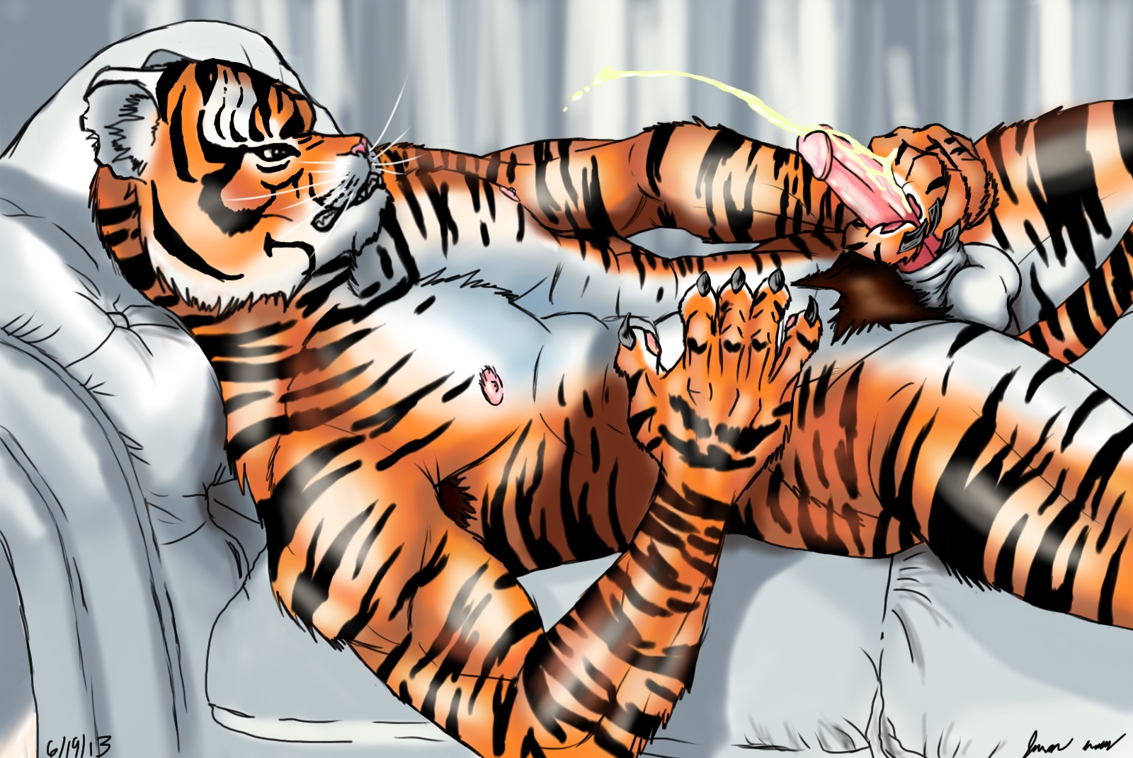 Tiger jacking Tiger jacking