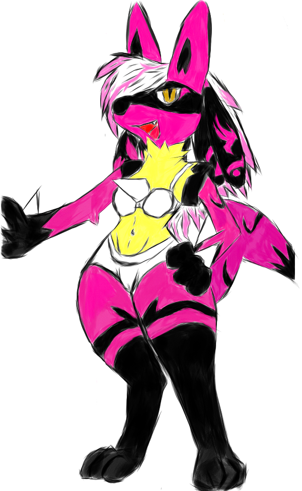 Steph (Lucario Form)