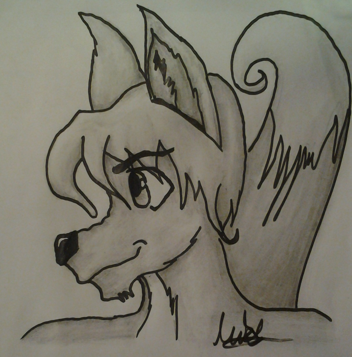 Furry-avatar head