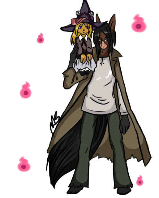 Me and Tanya Cosplaying as Mifune and Angela