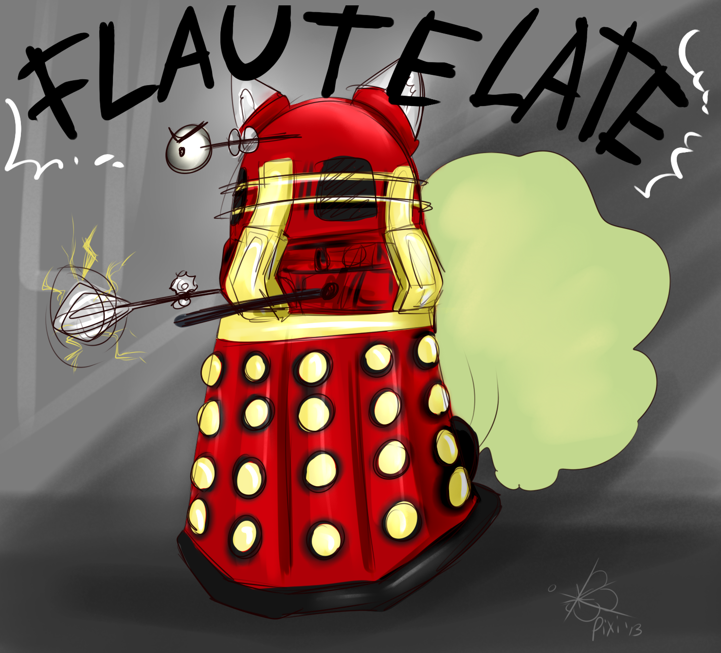 The farting furry Dalek