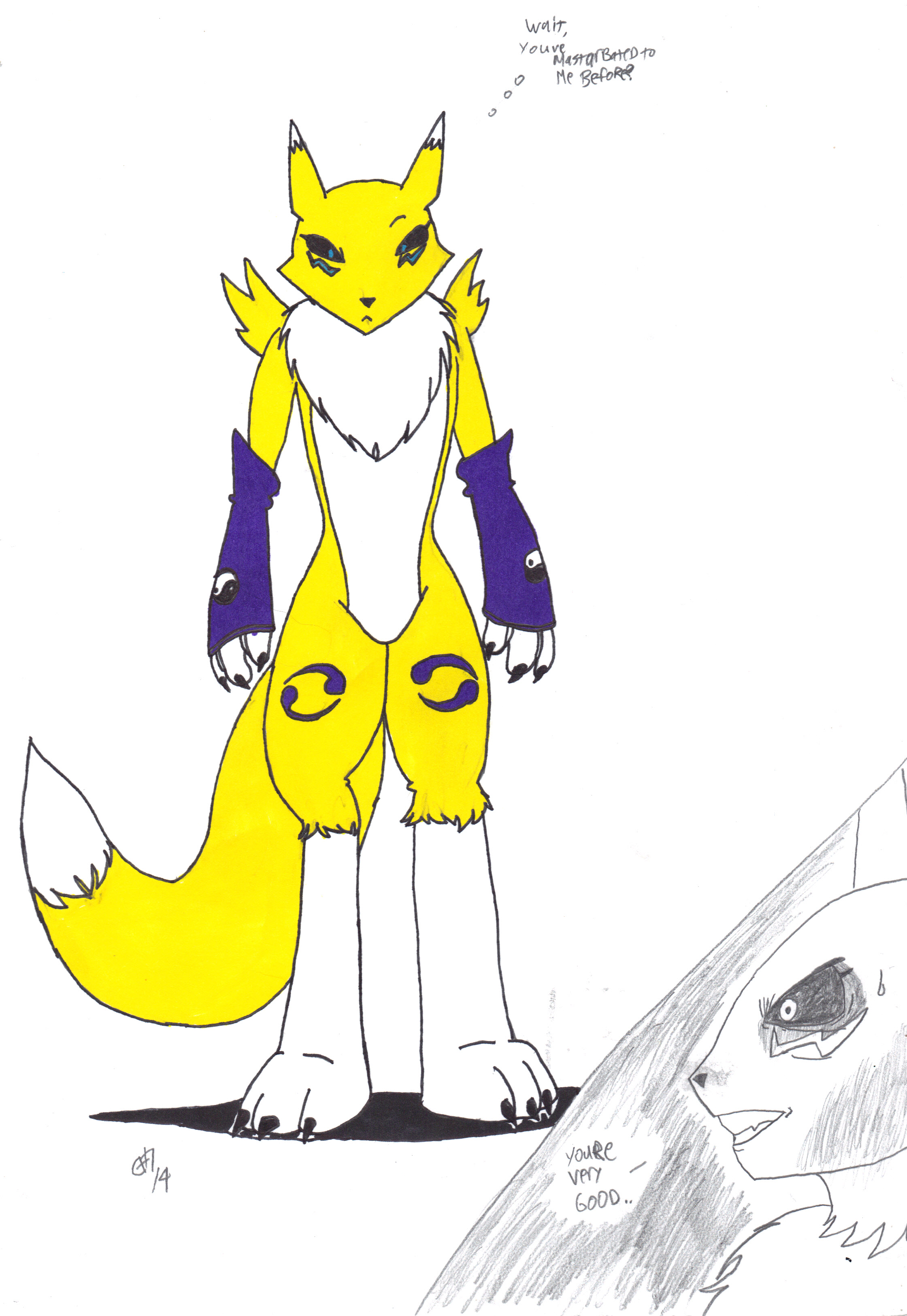 Renamon doodle