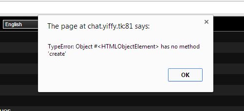 Error Chrome