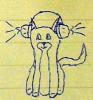 Cat with Headphones