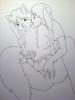 Kitsume & Emerald  Lineart