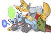 StarFox giving it to Lucario