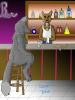 wolf at bar