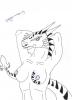 dragoness breast poss