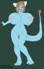 blue dragoness