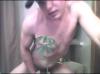 Cumming on Marijuana Plant