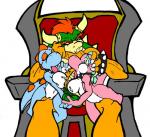 bowser yoshi and birdo 