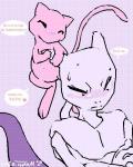 female mew male mewtwo female renamon
