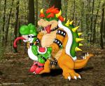 bowser and yoshi