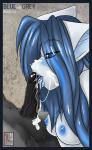 fluff kevlar - blue and grey