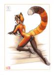 red panda behind nude